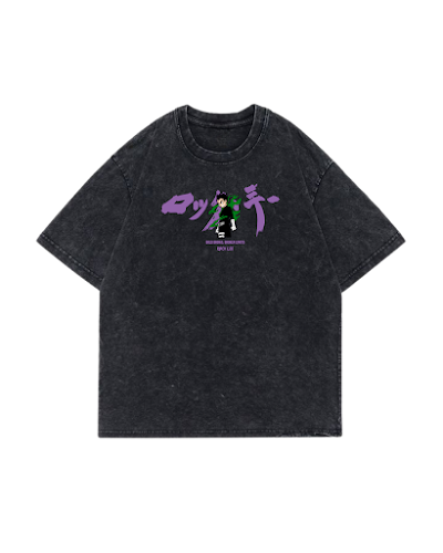 Camisa acid wash Rock Lee