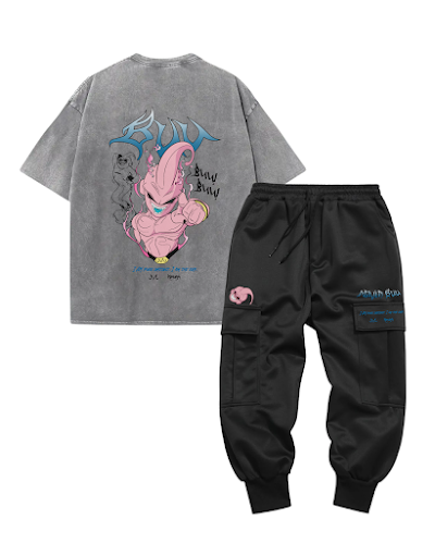 Combo acid wash y jogger Buu