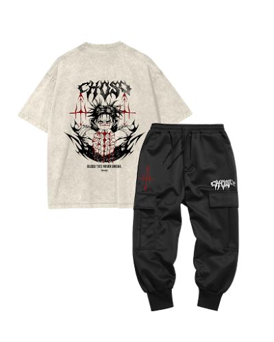 Combo acid wash y jogger Choso