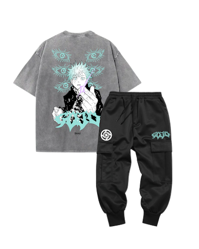 Combo acid wash y jogger Gojo