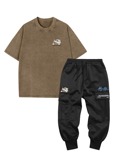 Combo acid wash y jogger Inosuke