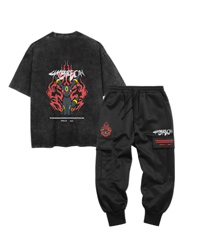 Combo acid wash y jogger Umbreon