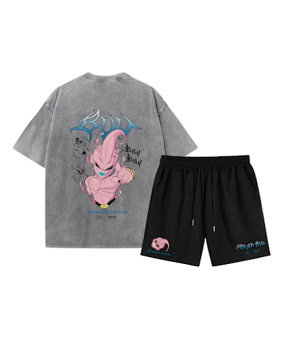 Combo acid wash y pantaloneta Buu