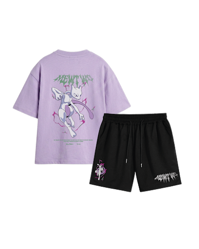 Combo boxy y pantaloneta Mewtwo