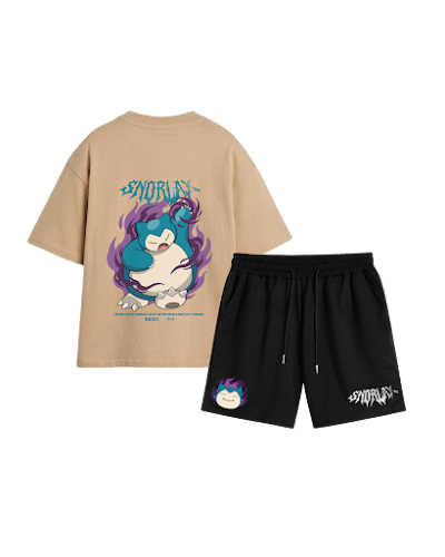 Combo boxy y pantaloneta Snorlax